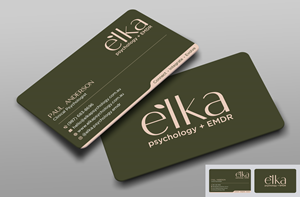 Business Card Design by Uttom 2 for Elka Psychology + EMDR | Design: #36812406