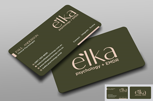 Business Card Design by Uttom 2 for Elka Psychology + EMDR | Design: #36812415