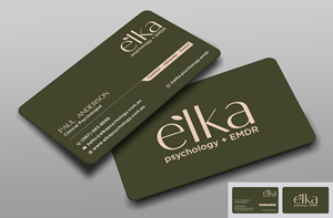 Business Card Design by Uttom 2 for Elka Psychology + EMDR | Design: #36812417