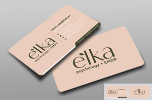 Business Card Design by Uttom 2 for Elka Psychology + EMDR | Design: #36812502