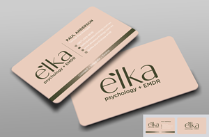 Business Card Design by Uttom 2 for Elka Psychology + EMDR | Design: #36812506