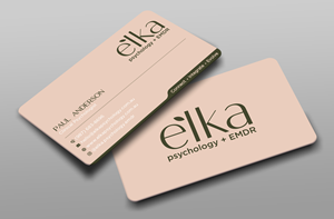 Business Card Design by Uttom 2 for Elka Psychology + EMDR | Design: #36812517