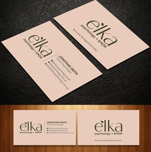Diseño de Tarjeta de Presentación por Imagine design000 para Elka Psychology + EMDR | Diseño #36811952