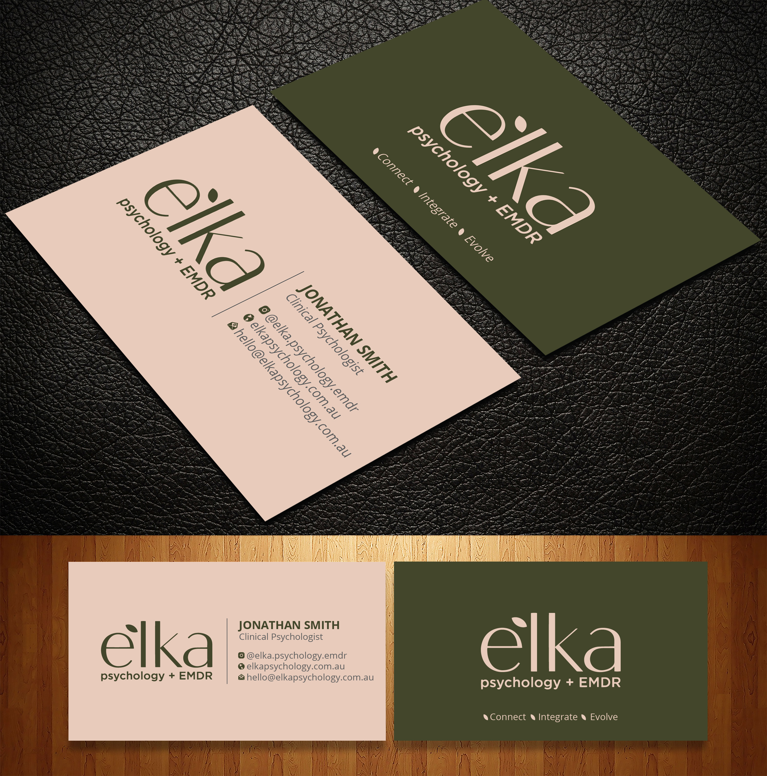 Business Card Design by Imagine design000 for Elka Psychology + EMDR | Design #36811953