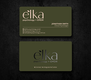 Business Card Design by Imagine design000 for Elka Psychology + EMDR | Design: #36811997
