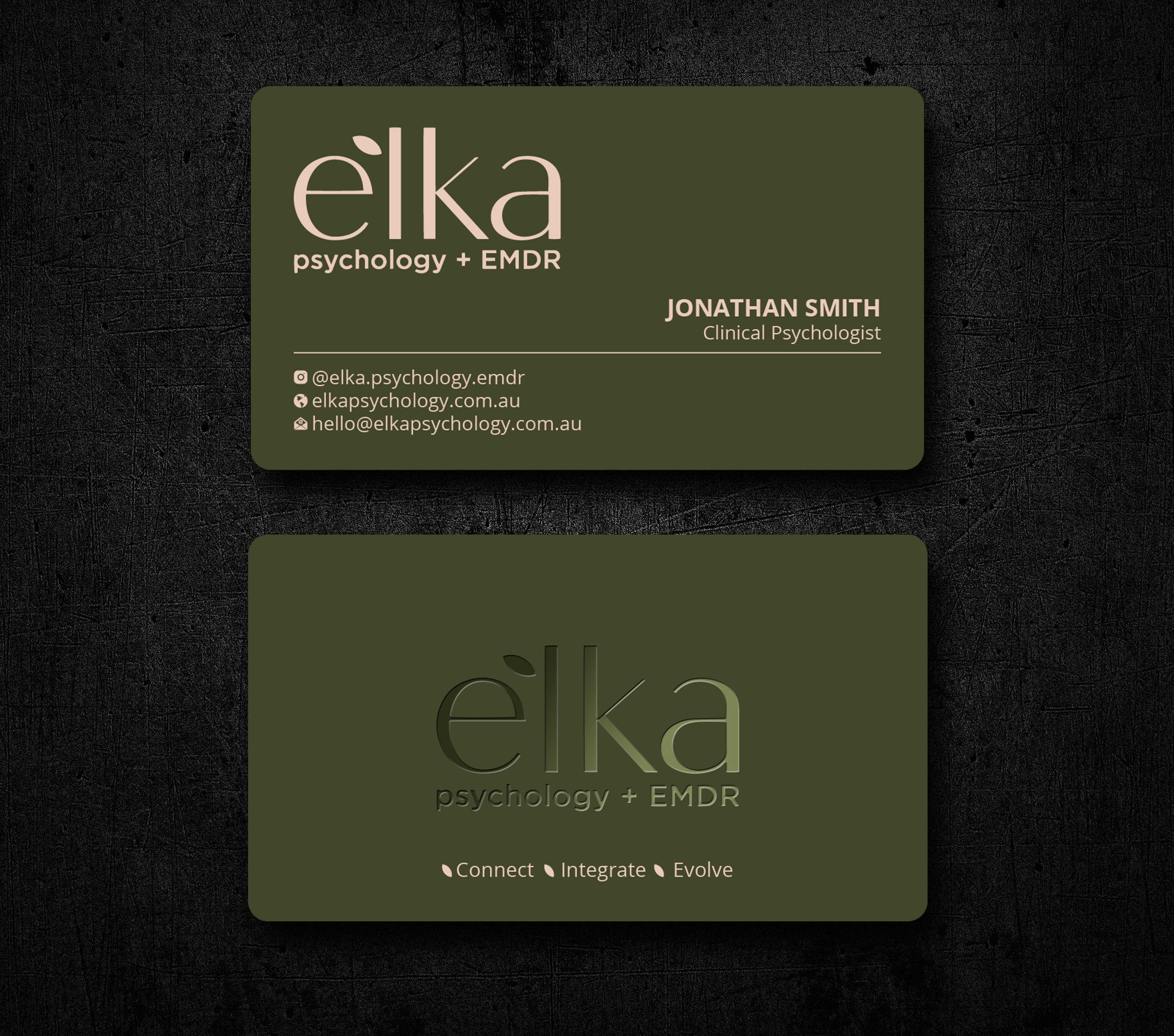 Business Card Design by Imagine design000 for Elka Psychology + EMDR | Design #36811998