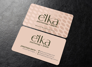 Business Card Design by Imagine design000 for Elka Psychology + EMDR | Design: #36812245