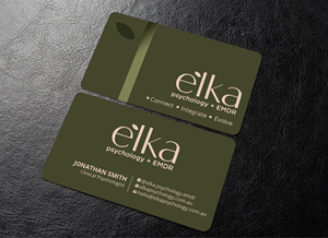 Business Card Design by Imagine design000 for Elka Psychology + EMDR | Design: #36812251