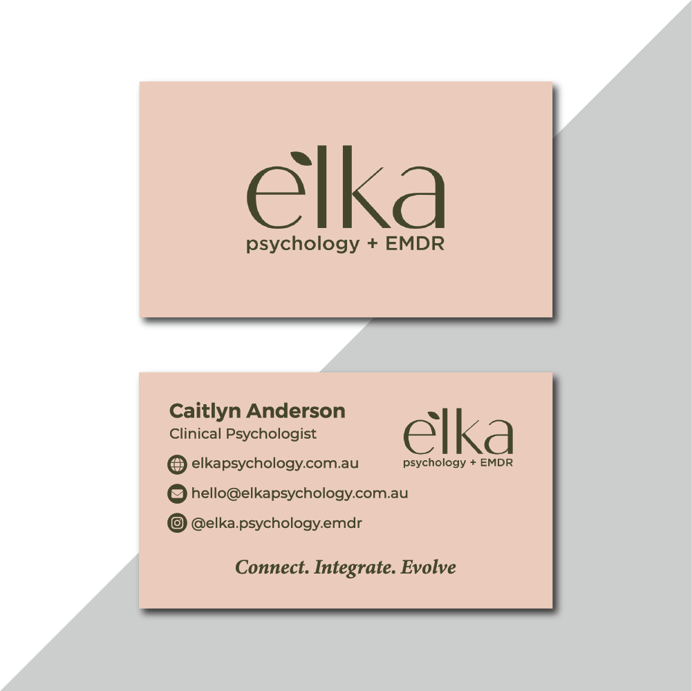 Business Card Design by AyubZafar for Elka Psychology + EMDR | Design #36808816