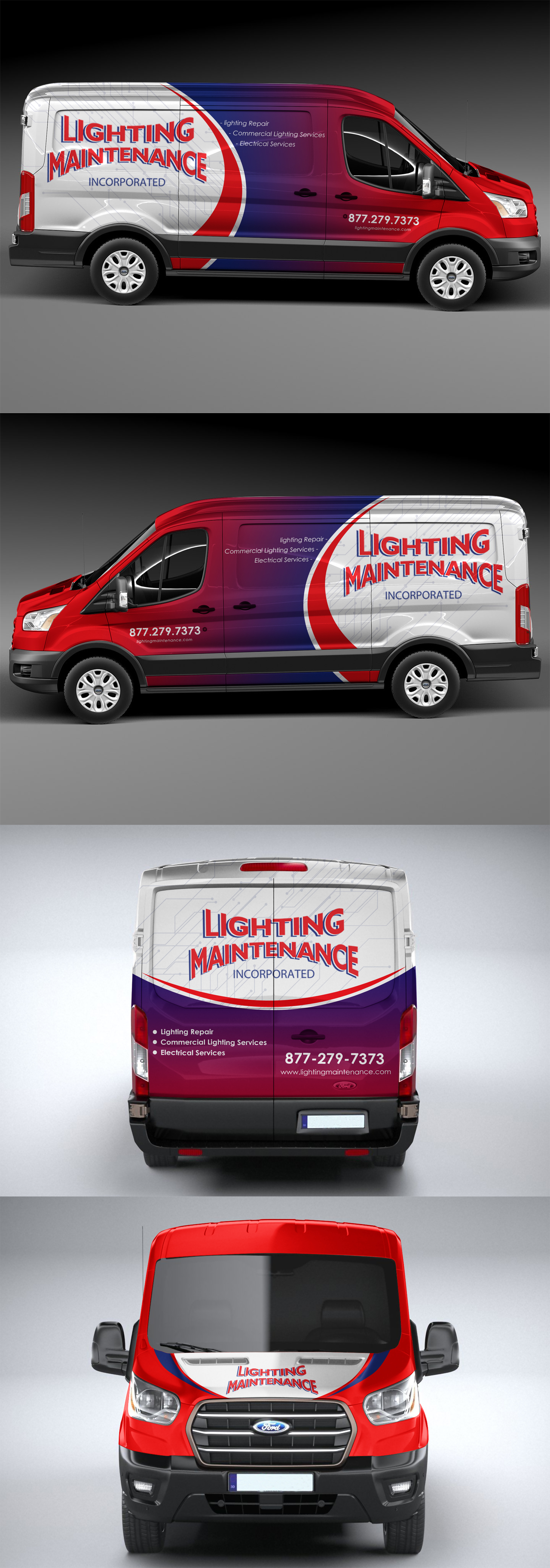 Graphic Design by Yayan gesuter for Lighting Maintenance Inc | Design #36847116