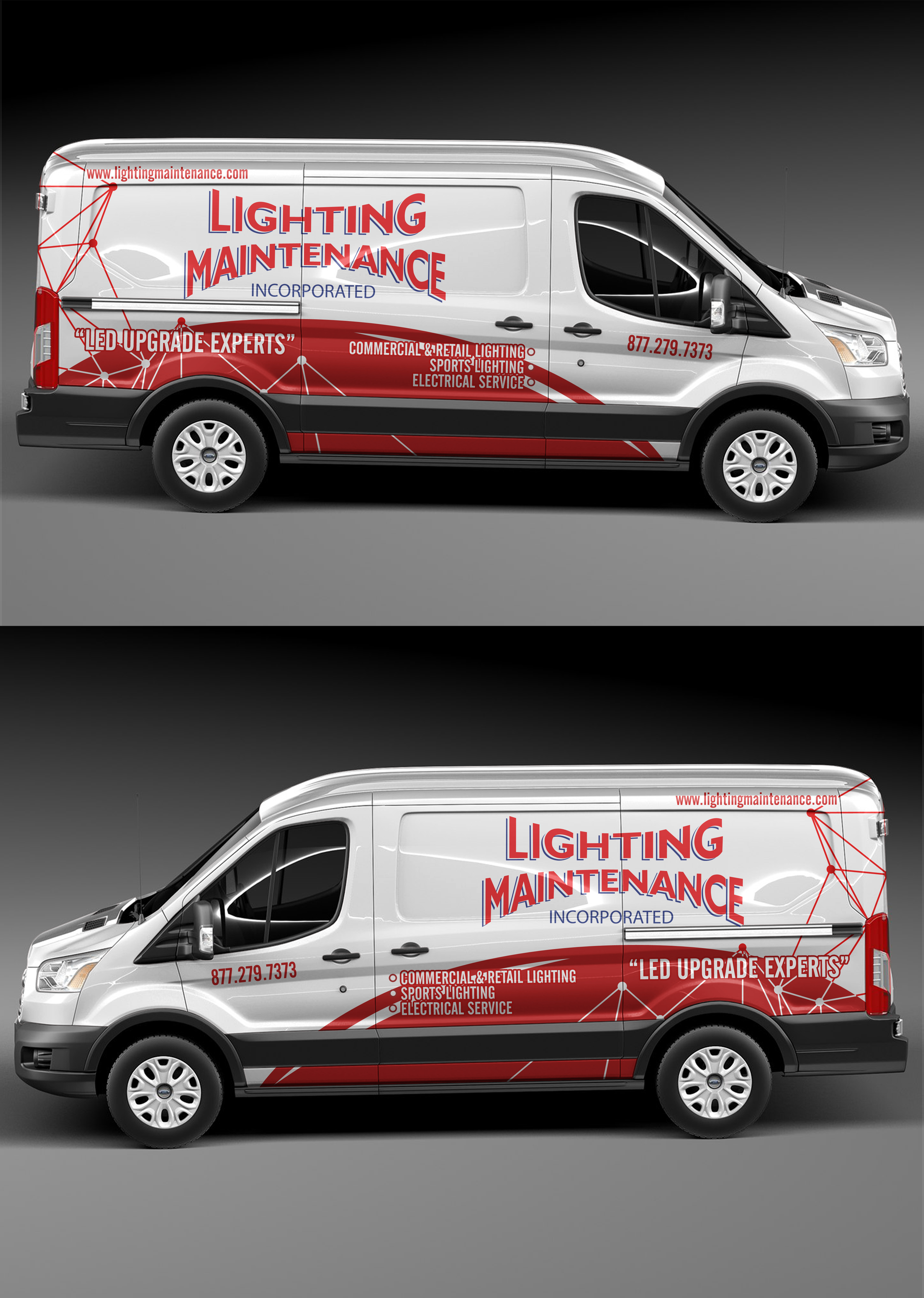 Graphic Design by Gina solution for Lighting Maintenance Inc | Design #36837971