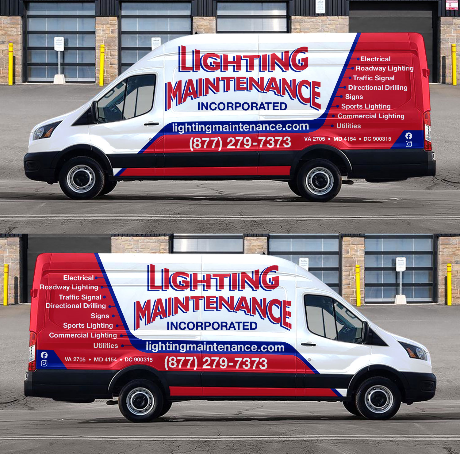Diseño Gráfico por Wrapcia para Lighting Maintenance Inc | Diseño #36831305