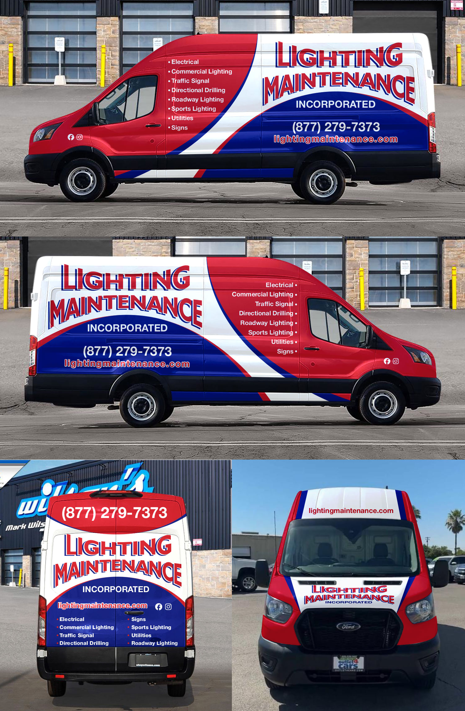 Diseño Gráfico por Wrapcia para Lighting Maintenance Inc | Diseño #36839054
