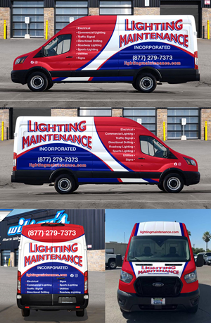 Graphic Design by Wrapcia for Lighting Maintenance Inc | Design: #36839054