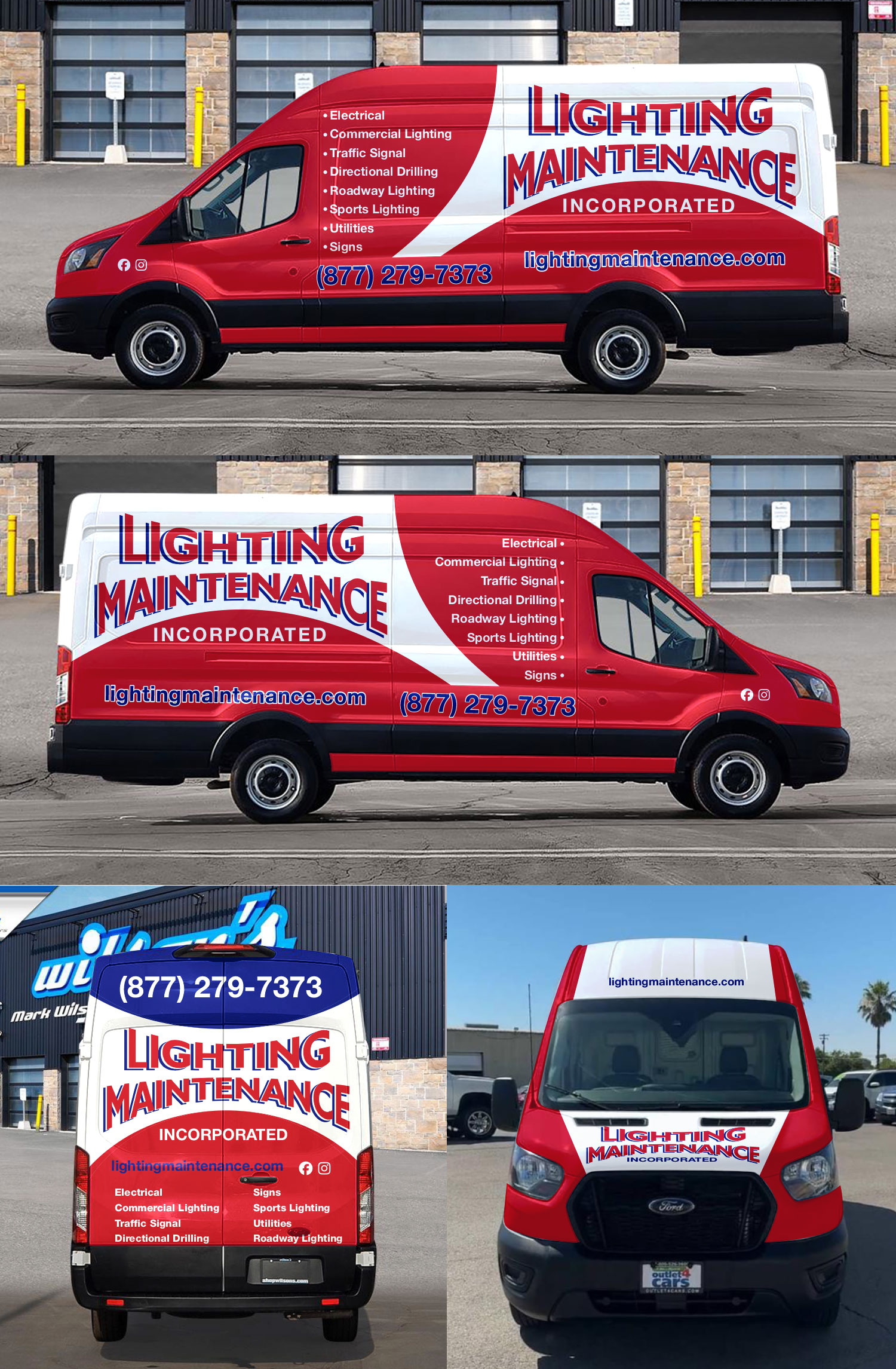 Diseño Gráfico por Wrapcia para Lighting Maintenance Inc | Diseño #36839058