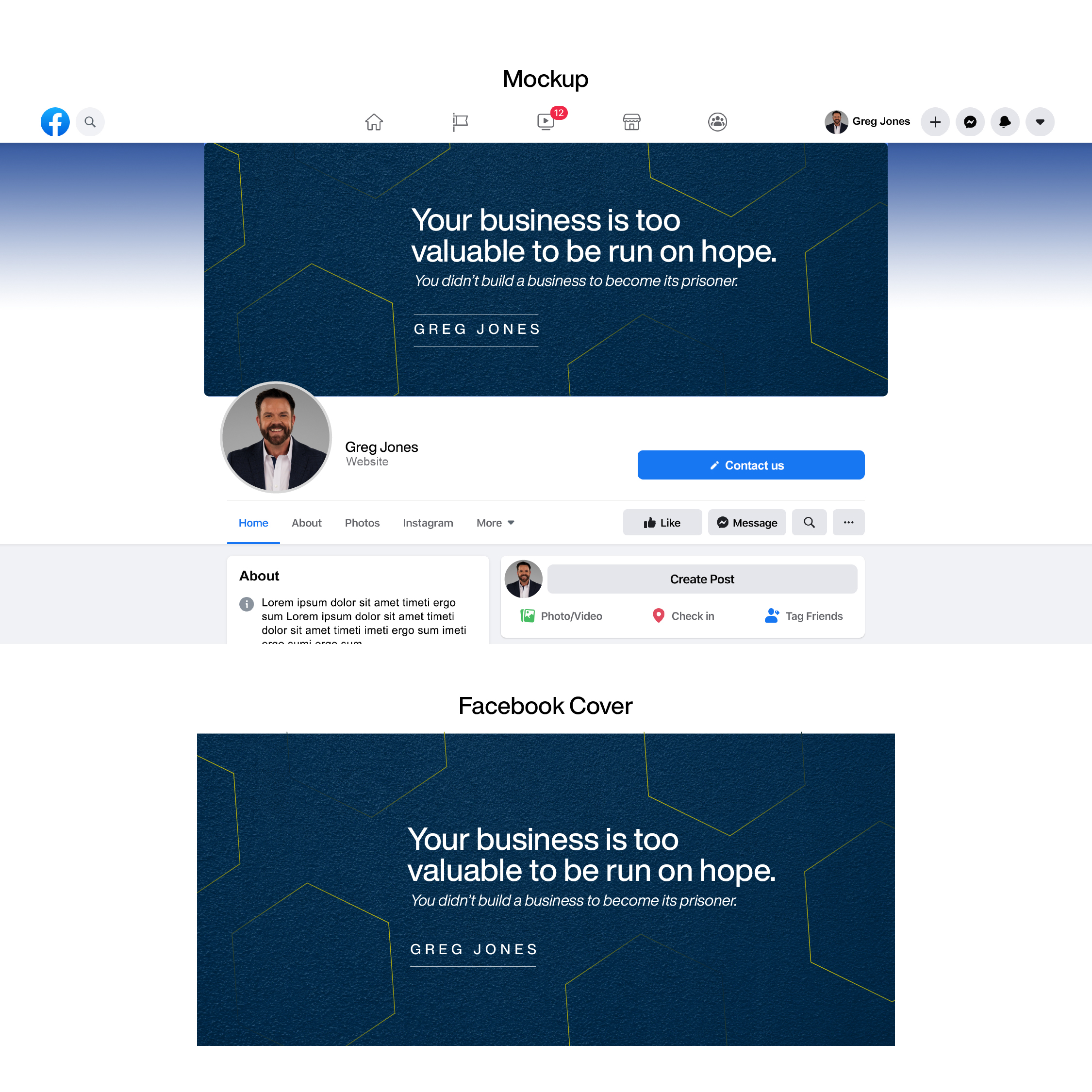 Design Facebook par Design By Muila pour ce projet | Design #36845387