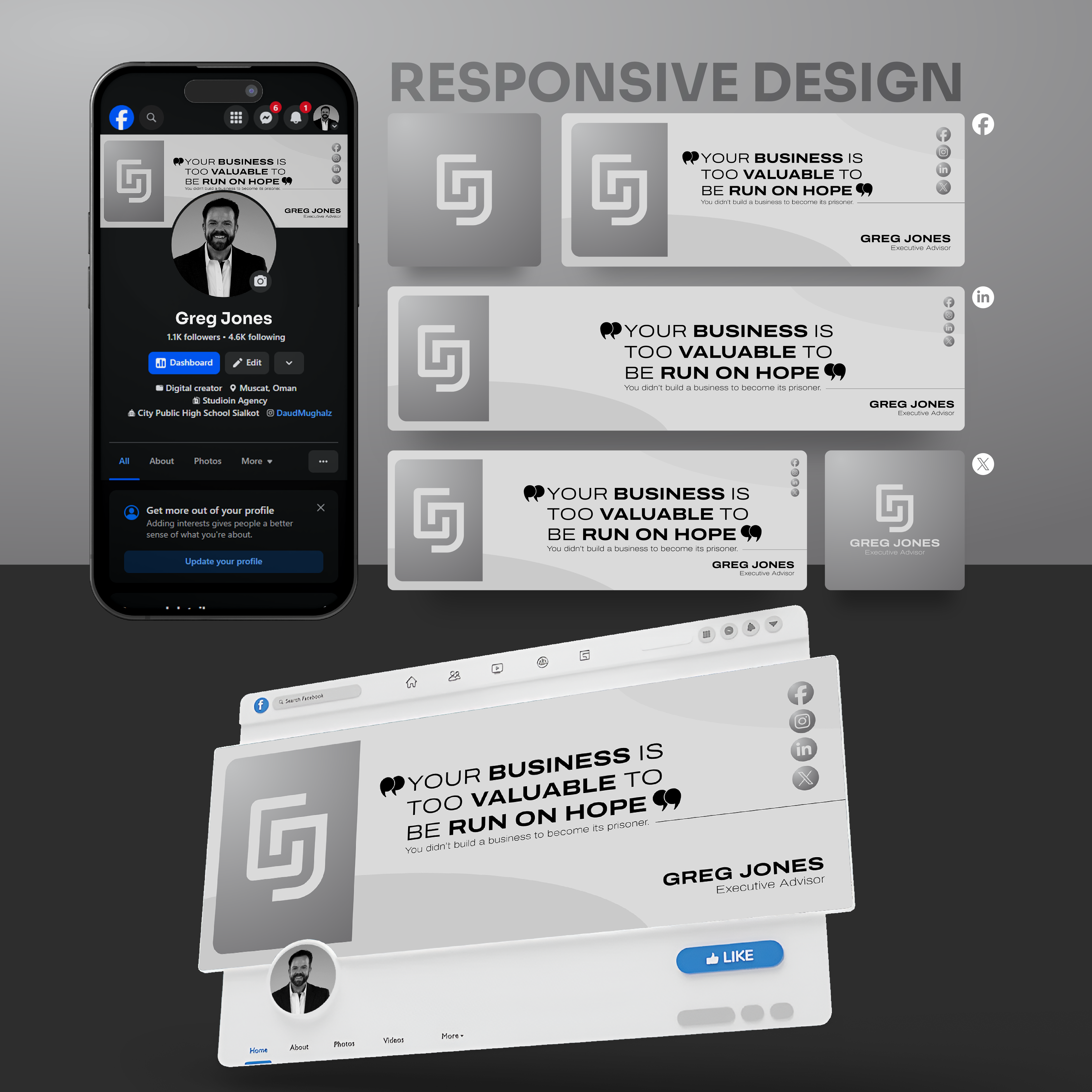 Design Facebook par Daud Nadeem pour ce projet | Design #36815407