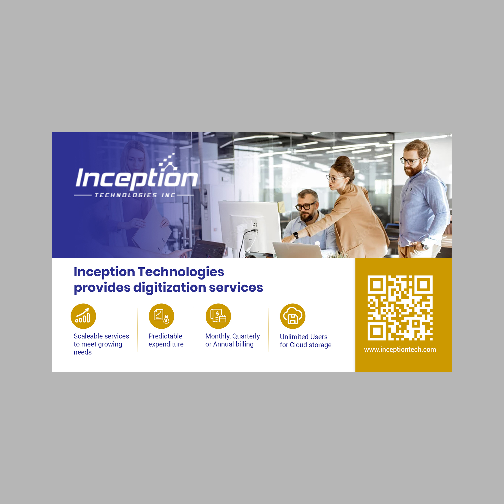 Flyer Design by Design Motion for Inception Technologies Inc. | Design #36824408