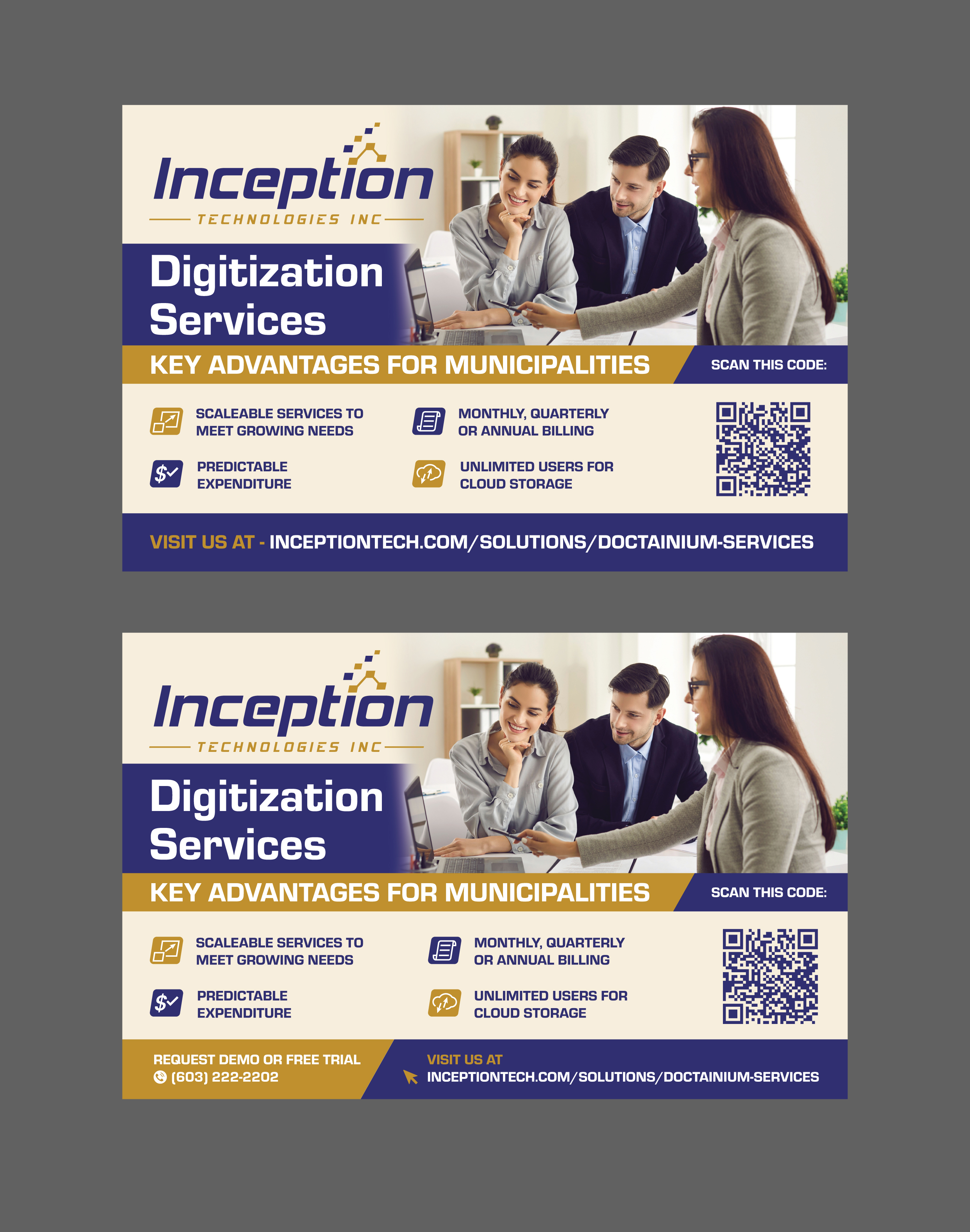 Flyer Design by saurov for Inception Technologies Inc. | Design #36816155