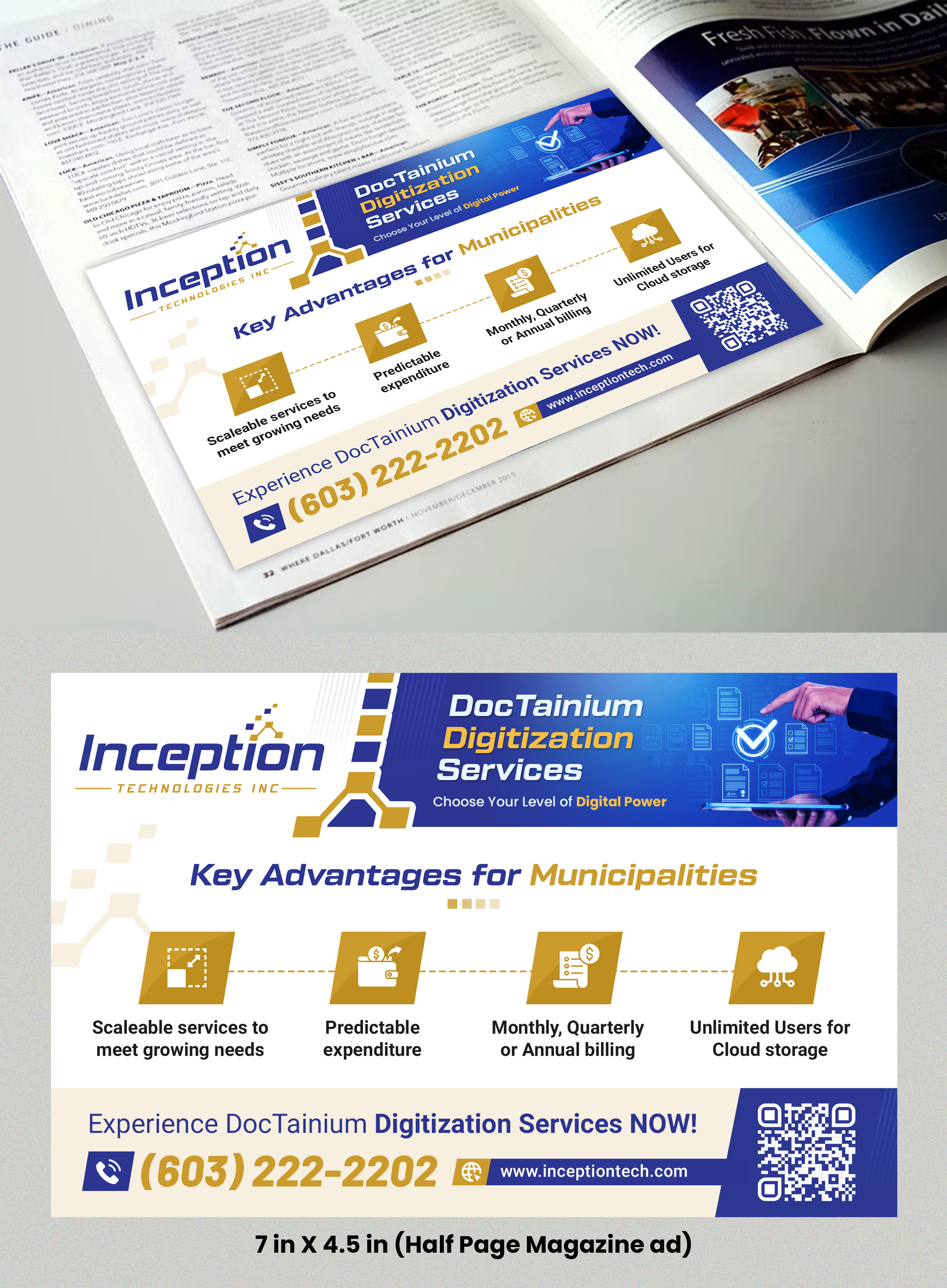 Diseño de Flyer por SAI DESIGNS para Inception Technologies Inc. | Diseño #36817553