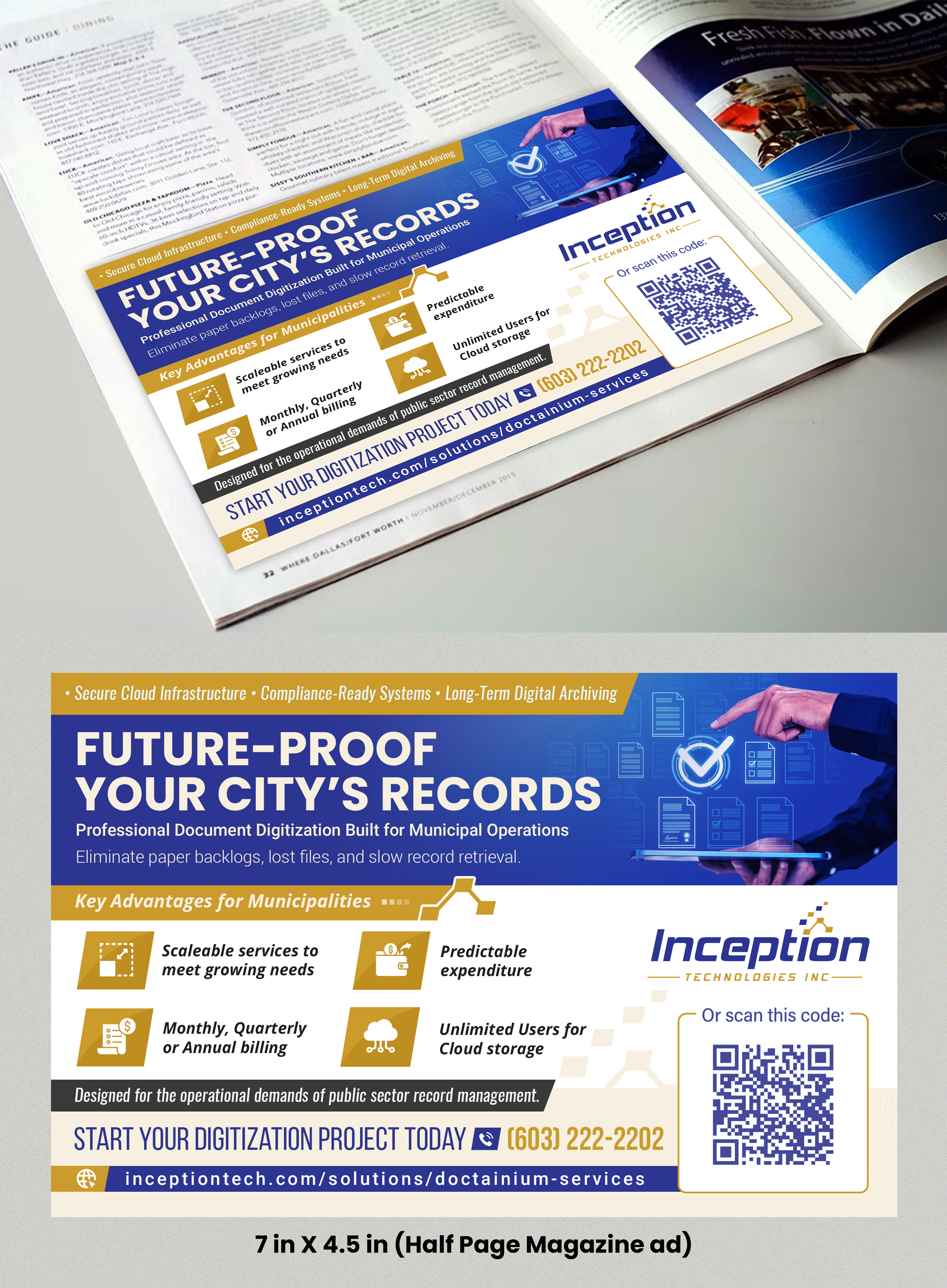 Diseño de Flyer por SAI DESIGNS para Inception Technologies Inc. | Diseño #36822367