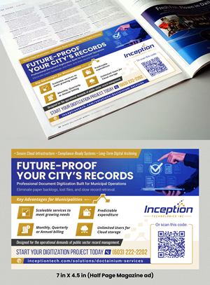 Flyer Design by SAI DESIGNS for Inception Technologies Inc. | Design: #36822367