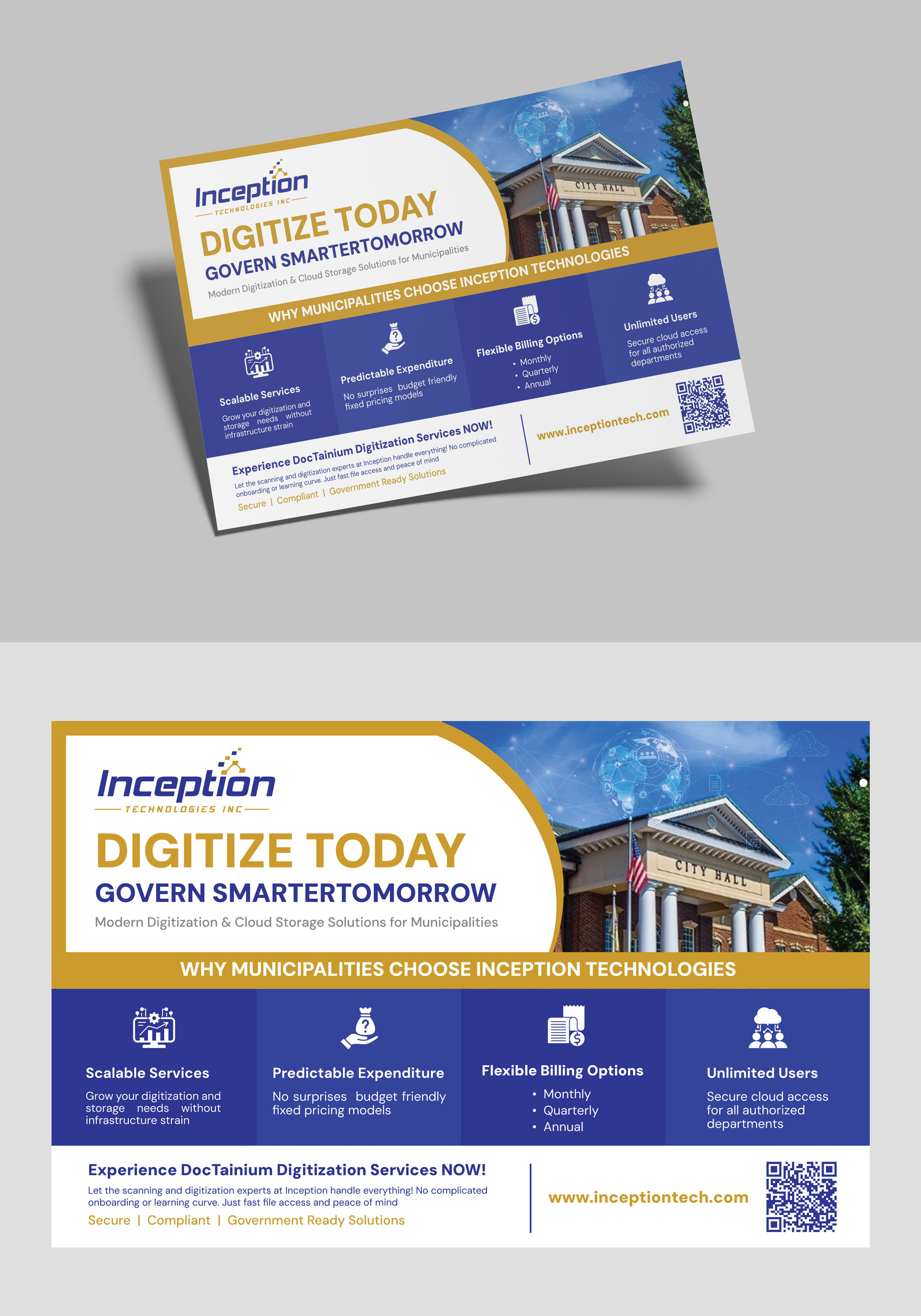 Flyer Design by vcreatived for Inception Technologies Inc. | Design #36822216