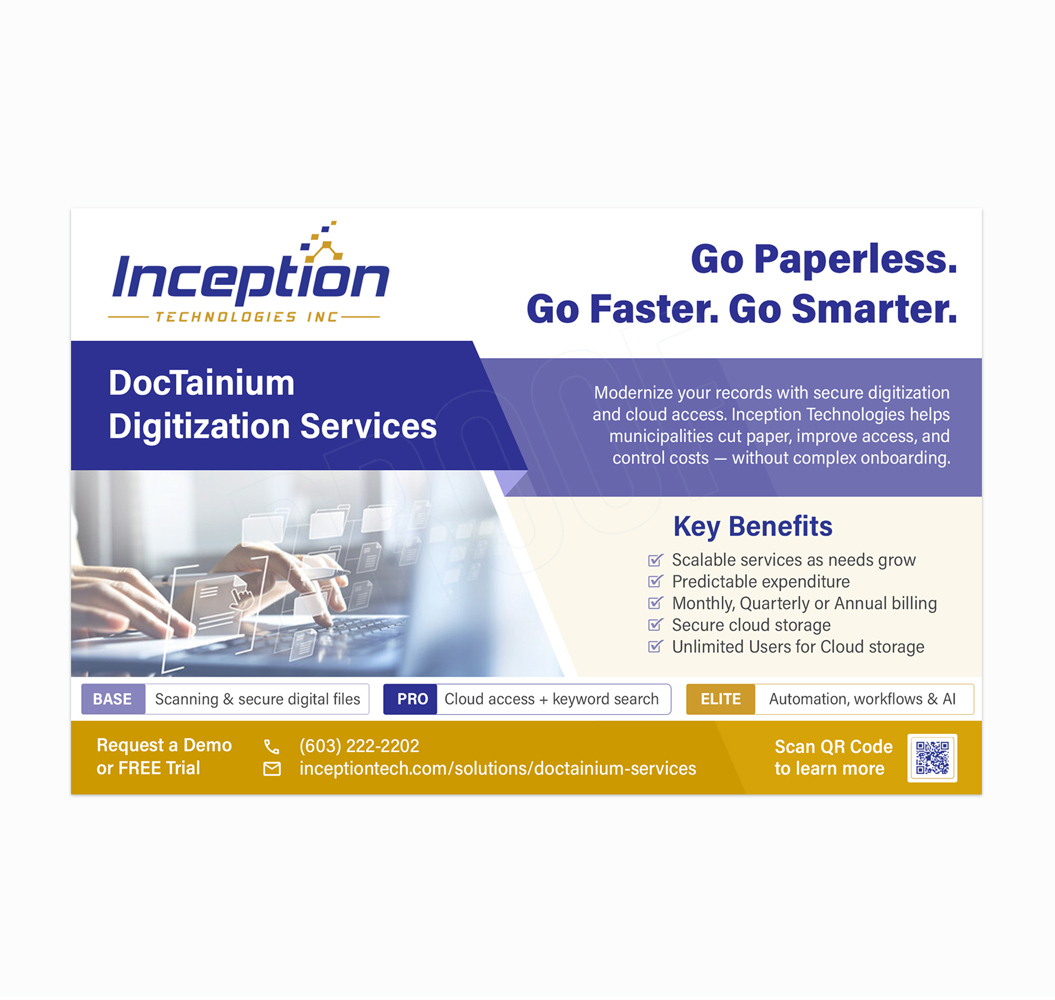 Diseño de Flyer por DA. para Inception Technologies Inc. | Diseño #36816112