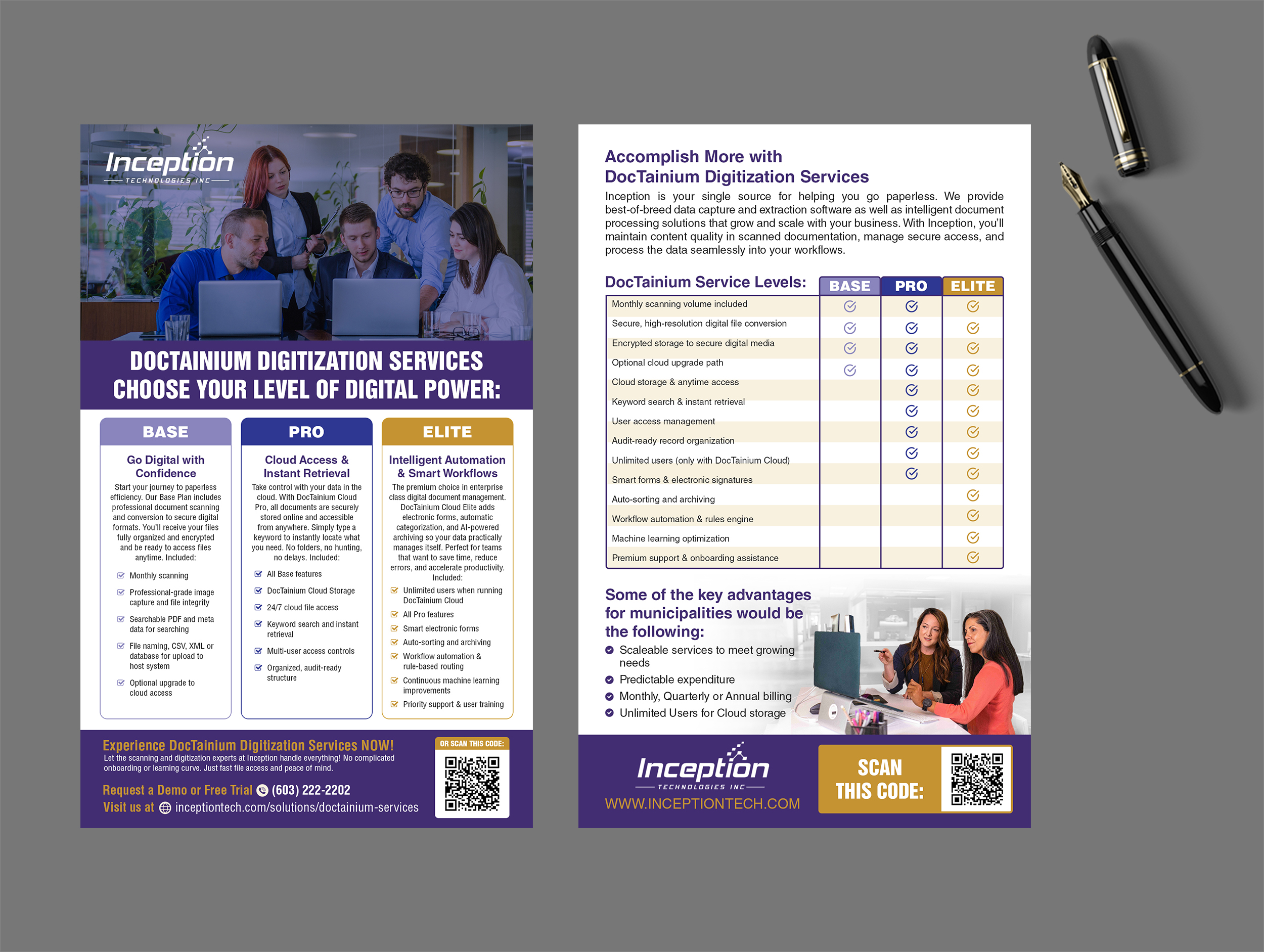 Flyer Design by GraphicsGuru for Inception Technologies Inc. | Design #36822774