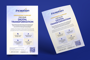 Flyer Design by Graphic Guy for Inception Technologies Inc. | Design: #36819127