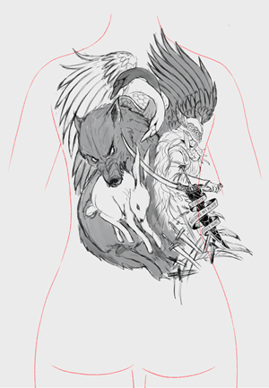 Diseño de Tatuaje por ELAMANTS para este proyecto | Diseño: #36848400