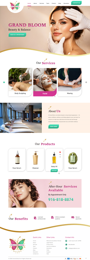 Web Design by pb for Tiidy Up | Design: #36825705