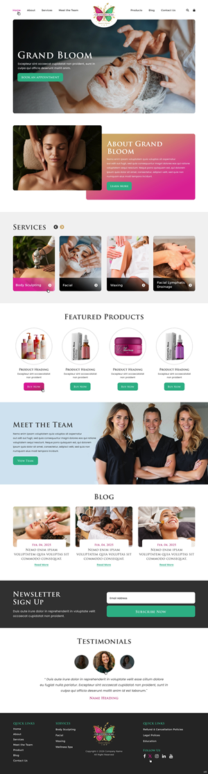 Web Design by pb for Tiidy Up | Design: #36825708