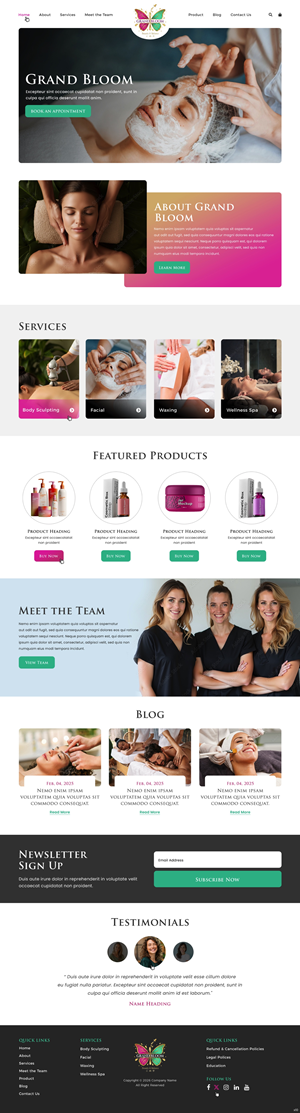 Web Design by pb for Tiidy Up | Design: #36825709