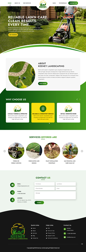 Web Design by pb for this project | Design: #36825733