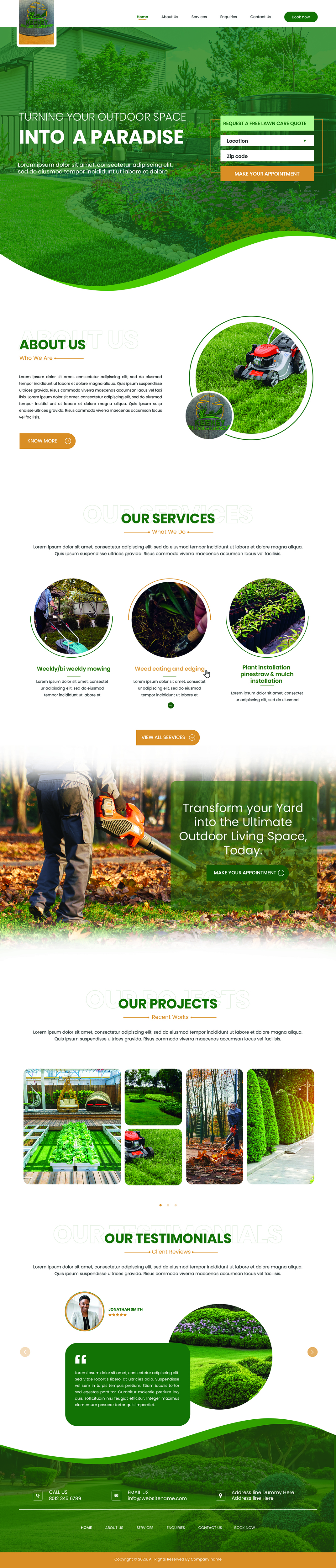 Web Design by Creations Box 2015 for this project | Design #36824266