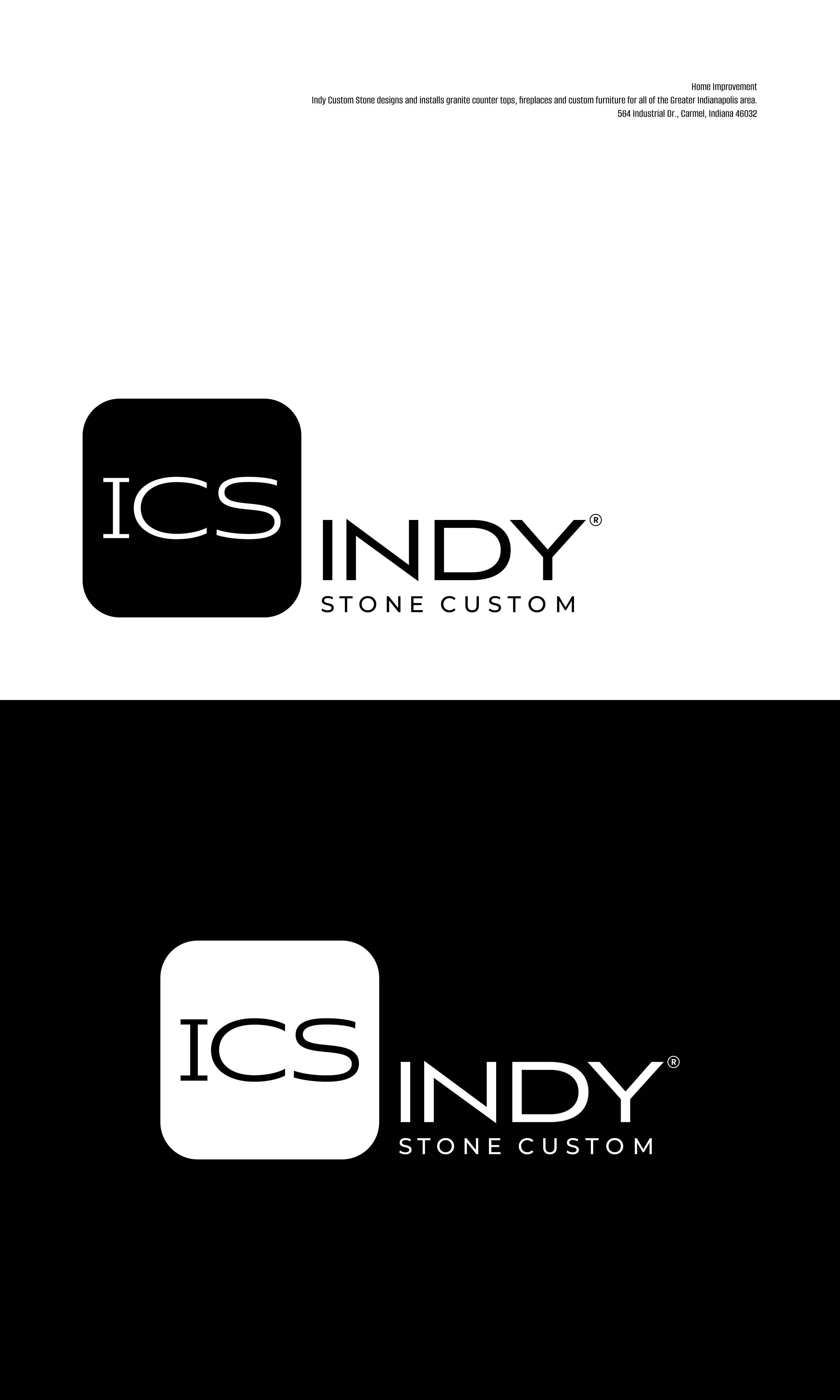 Logo Design by Duvai Studio for Indy Custom Stone  | Design #36831134