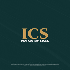 Logo Design by Dotlash for Indy Custom Stone  | Design: #36862906