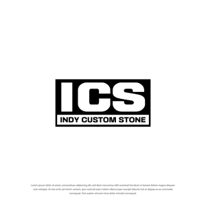 Logo Design by Dotlash for Indy Custom Stone  | Design: #36862914