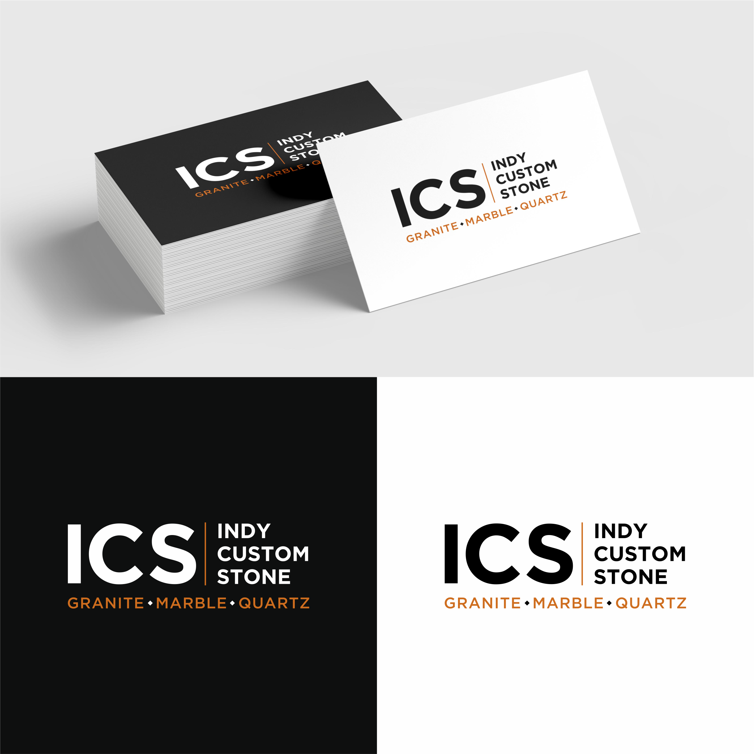 Logo Design by ndra for Indy Custom Stone  | Design #36835679