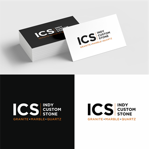 Logo Design by ndra for Indy Custom Stone  | Design: #36835679