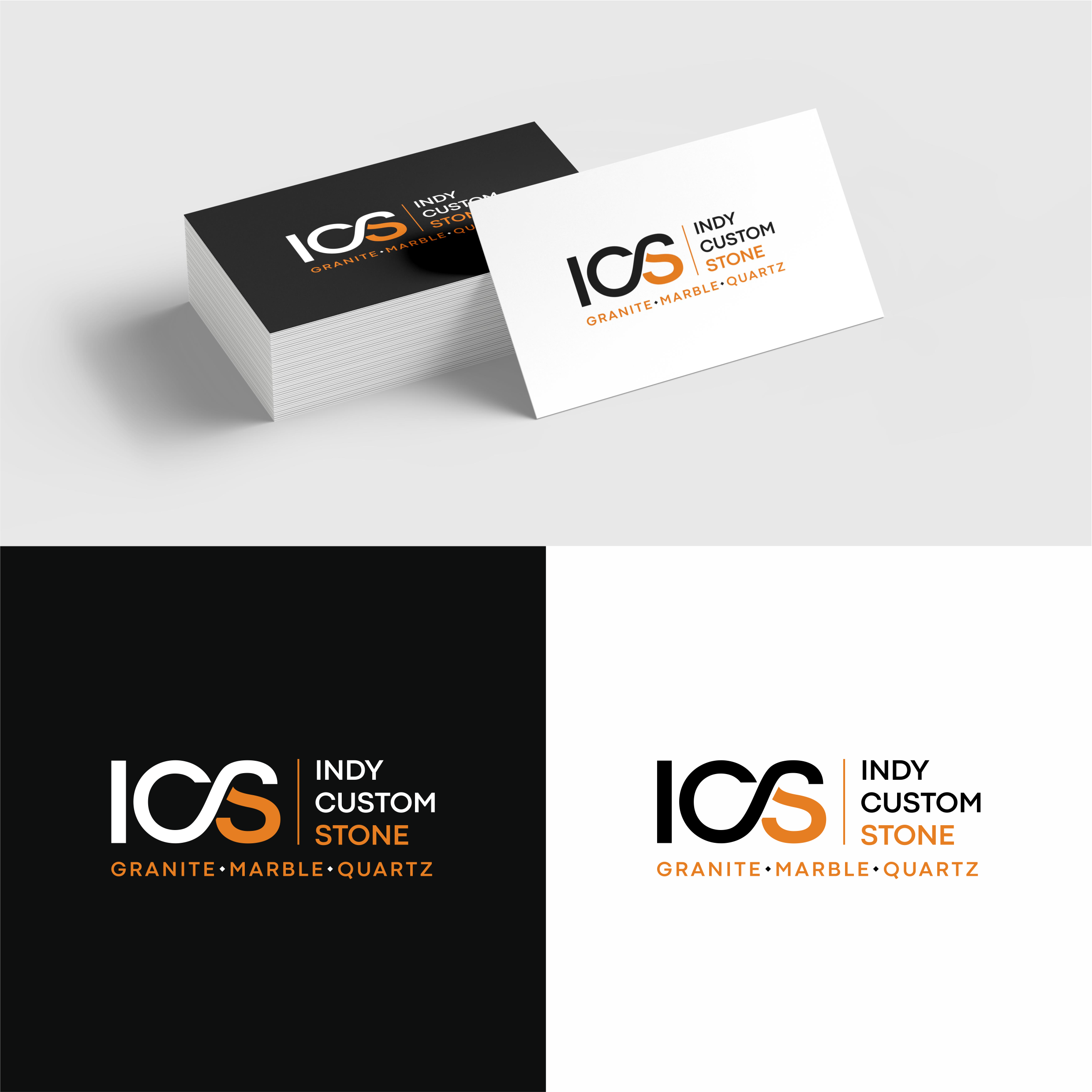 Logo Design by ndra for Indy Custom Stone  | Design #36835752