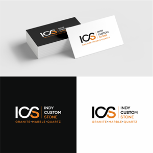 Logo Design by ndra for Indy Custom Stone  | Design: #36835752
