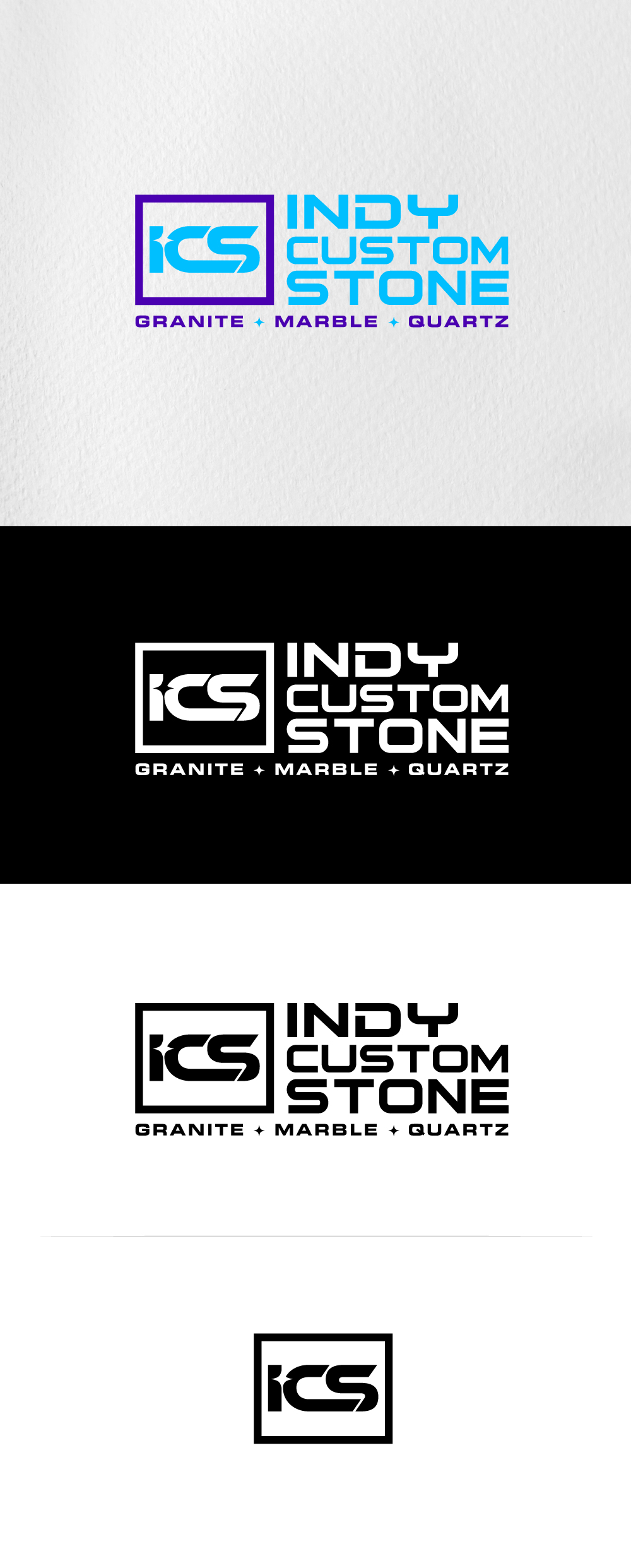 Logo Design by SolDesign for Indy Custom Stone  | Design #36853381