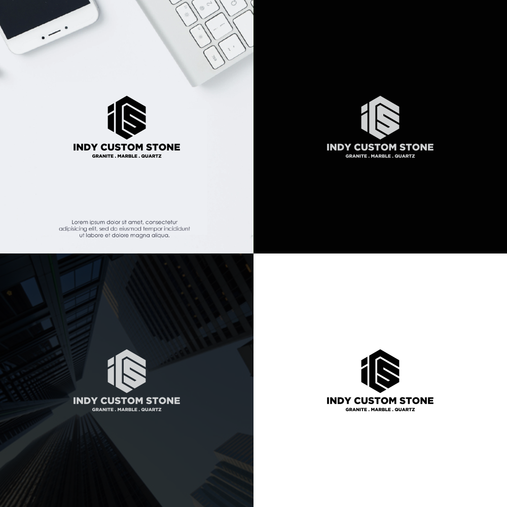 Logo Design by MK_STD for Indy Custom Stone  | Design #36857535