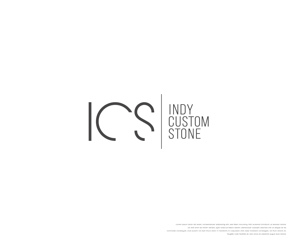 Diseño de Logo por apik. para Indy Custom Stone  | Diseño #36825240