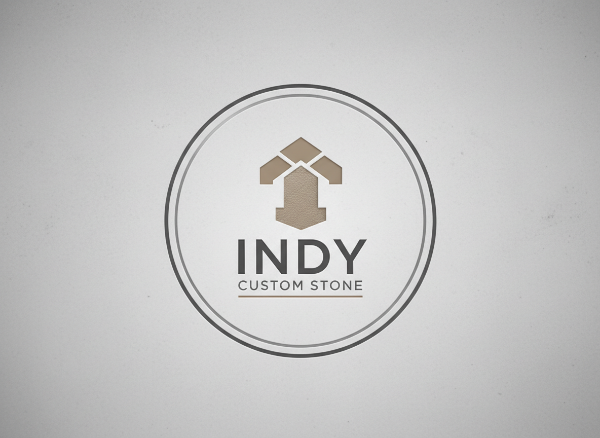 Logo Design by hossain32 for Indy Custom Stone  | Design #36826312