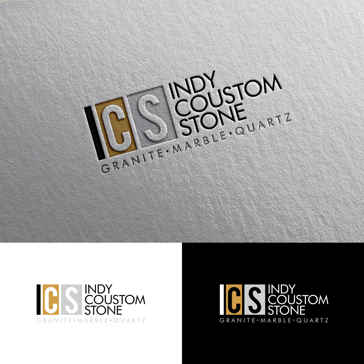 Diseño de Logo por Alex Henry para Indy Custom Stone  | Diseño #36825029