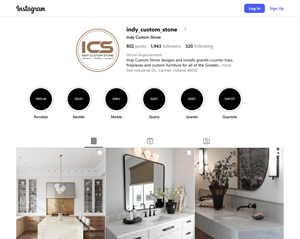 Logo Design by Goltu for Indy Custom Stone  | Design: #36828746