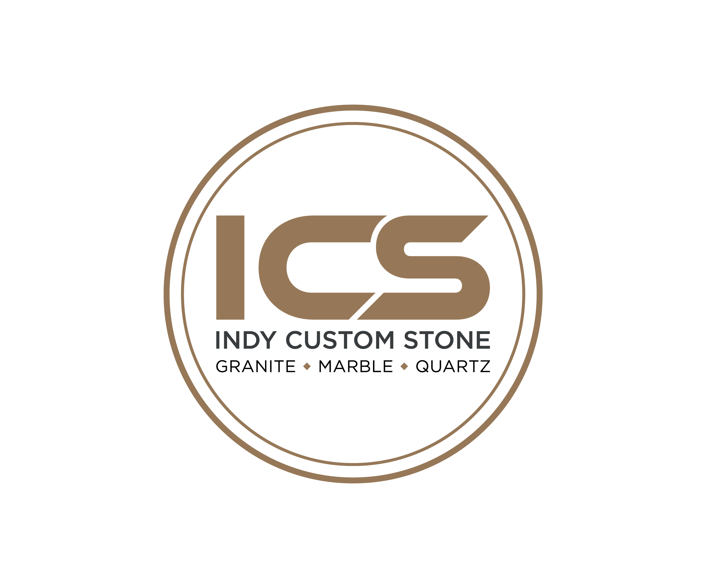 Logo Design by Goltu for Indy Custom Stone  | Design #36828747